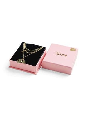 Pieces Niana 3-pack Necklace| Gold