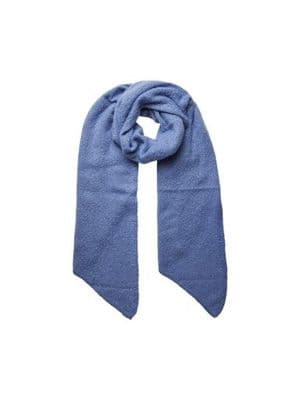 Pieces Pyron Long Scarf  |Med Blue