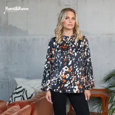 Rant & Rave Eborry Blouse | Black RR42-O31