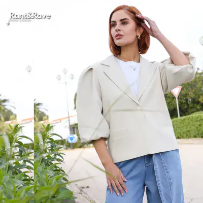 Rant & Rave Raelynn Blazer | Stone RR43-P07