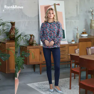 Rant & Rave Ursla Skinny TT Jeans | Indigo RR42-O21