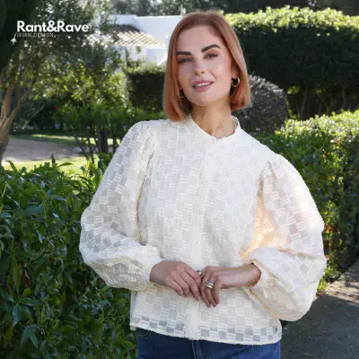 Rant & Rave Zuri Blouse | Cream RR43-P12