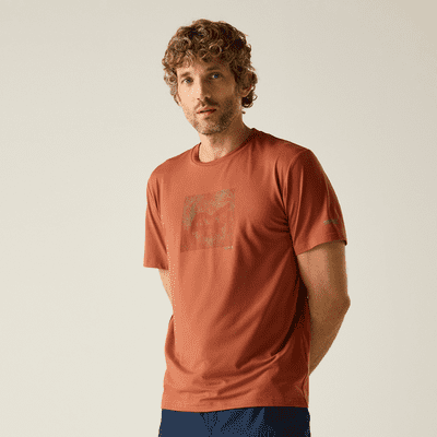 Regatta  Fingal Stretch T-Shirt |  Brick RMT342