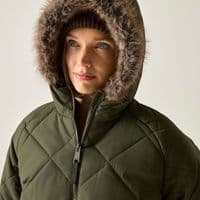 Regatta  Freyla Quilted Jacket  | Khaki RWN387