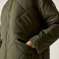 Regatta  Freyla Quilted Jacket  | Khaki RWN387