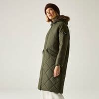 Regatta  Freyla Quilted Jacket  | Khaki RWN387