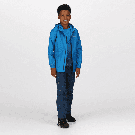 Regatta Kids Pack It Waterproof Jacket Indigo RKW213