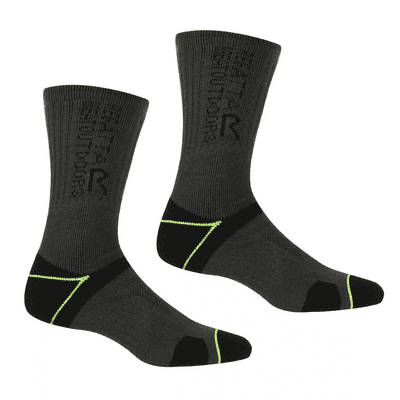 Regatta Men's Blister Protection II Socks Black RMH043