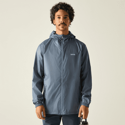 Regatta Men's Pack-It III Waterproof Jacket China Blue RMW281