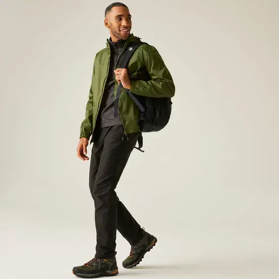 Regatta Men s Pack-It III Waterproof Jacket Green RMW281
