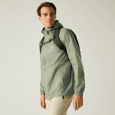 Regatta Men's Pack-It III Waterproof Jacket Light Sage RMW281