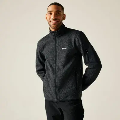 Regatta Newhill Full Zip Fleece | Ash RMA671
