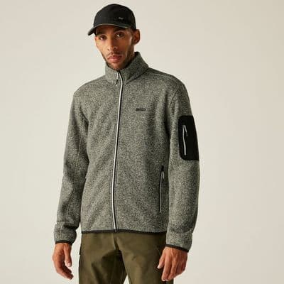 Regatta Newhill Full Zip Fleece | Stone RMA671