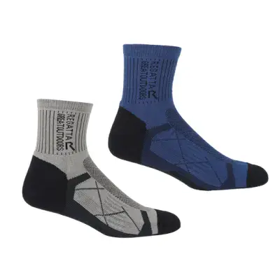 RMH047 Men's 2 Pair Outdoor Active Socks Navy