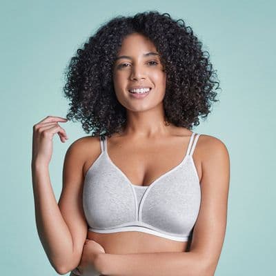Royce Posie Non Wire Bra | Grey  8031