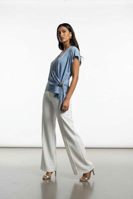 Saint Maine Tie Side Top | Pale Blue  2552