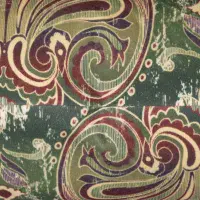 Scatter Box Vintage Damask Filled Cushion 45X45CM | Green   3CT1479A