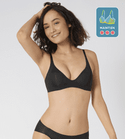 Sloggi Body Adapt T-Shirt Bra 10207489 Black