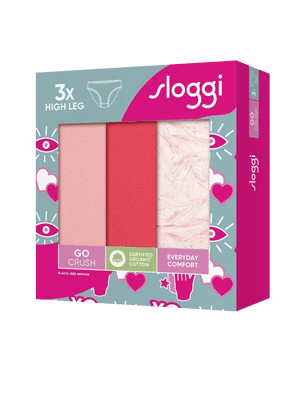 Sloggi Go Crush 3 Pack Hipster | Multi M006