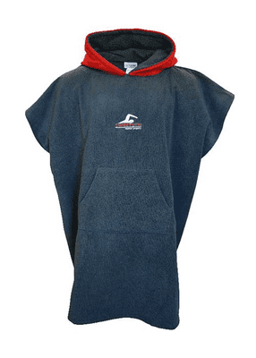 STC212J  SwimTech Junior Microfiber Poncho Grey