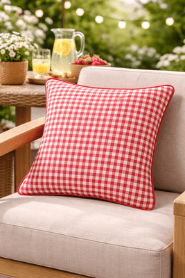 STOF Bardot Filled Cushion 45x45cm |  Red CE238008