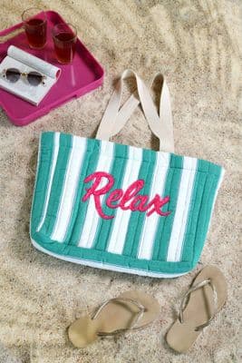 STOF Dolcevita Beach Bag  | Emerald SAC5D625010
