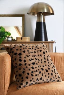 STOF France Fauves Filled  Cushion 45x45cm | Mocha  C1D939006