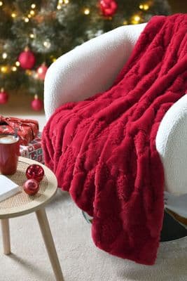 STOF France HoHoHo Throw 130x160cm| Red P2D832002