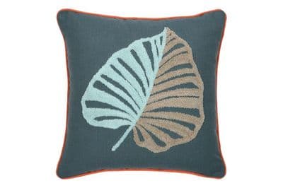 STOF France Kentia Filled Cushion  | Teal COD912001