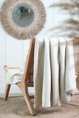 STOF France Paddou Throw  160x200cm| Natural