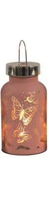Straits  Butterfly Lantern LED 24 cm | Terracotta  33589