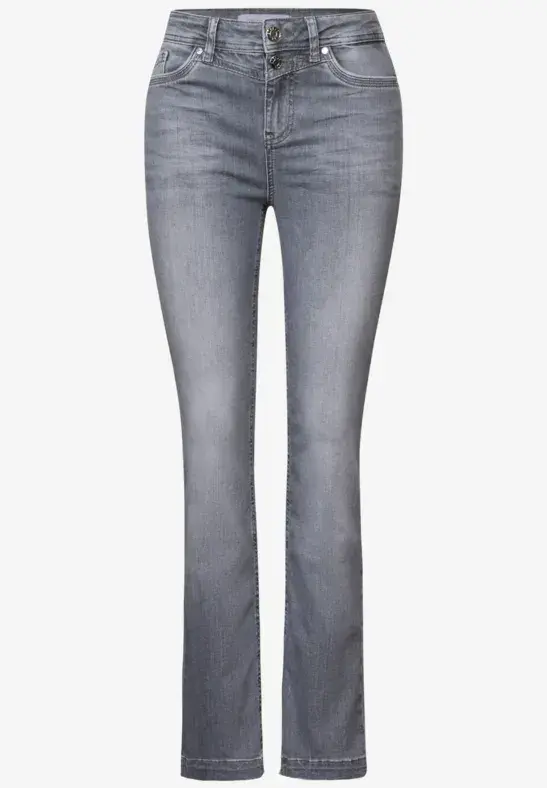 Street One Boot Cut HW Jeans Grey 379165