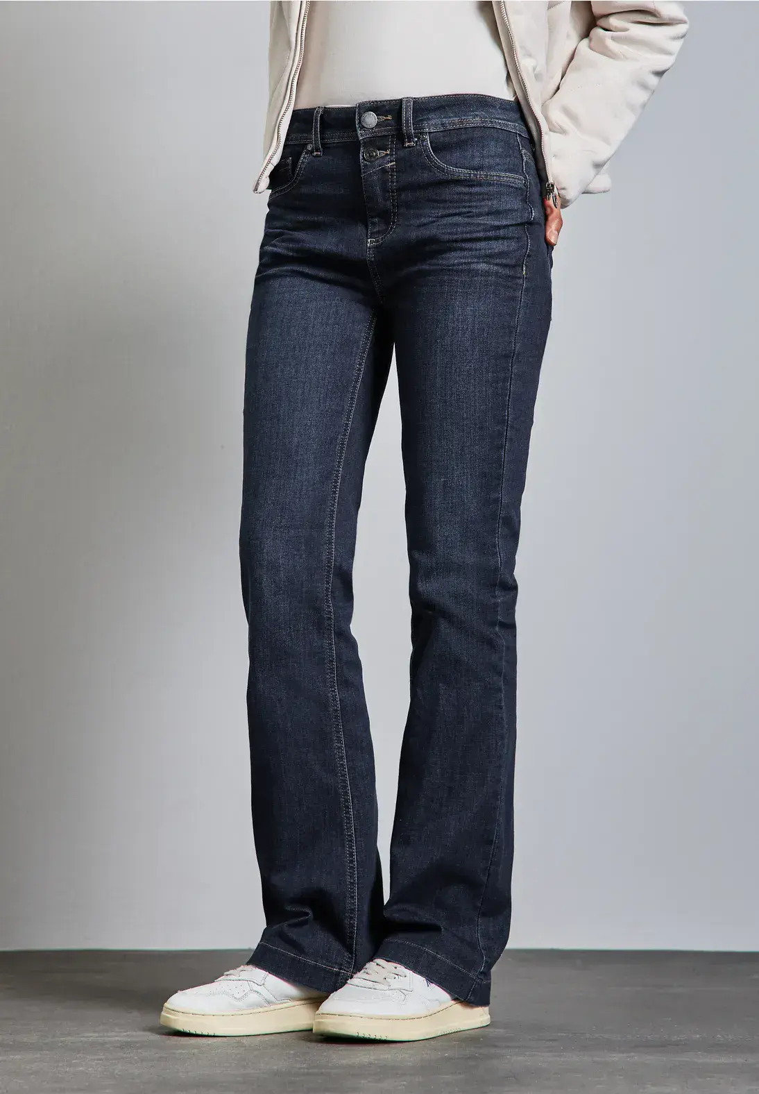 Street One Bootcut Jeans Dark Blue 378826