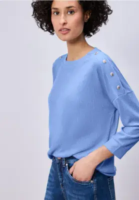 Street One Knit Shirt | Blue 324632