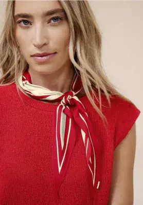 Street One  Nicki Satin Scarf | Red 573090