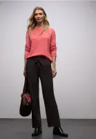 Street One Round Neck Pullover | Coral 303766