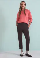 Street One Round Neck Pullover | Coral 303766