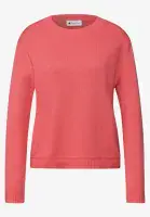 Street One Round Neck Pullover | Coral 303766