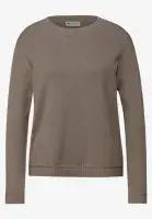 Street One Round Neck Pullover | Mocha 303766