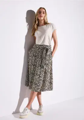 Street One  Wrap Skirt | Sand 361702