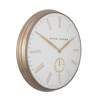 TARA Clock 72cm Baker & Brown | White TL6841