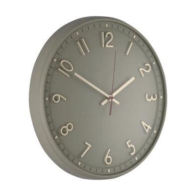 TARA Ember Wall Clock 36cm | Linen TL7207