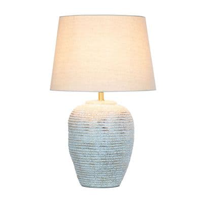 TARA Harlee  Ridged Ceramic Lamp  65cm | Natural TL6966
