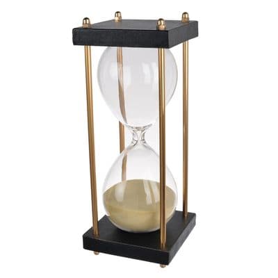 TARA Hourglass In Stand Approx 30mins | Tan TL7117