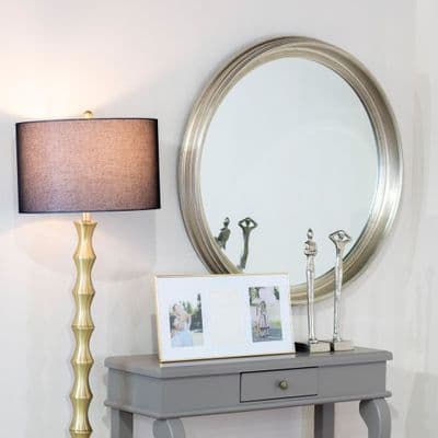 TARA  Lily Round Mirror 90cm |Champagne TL6969