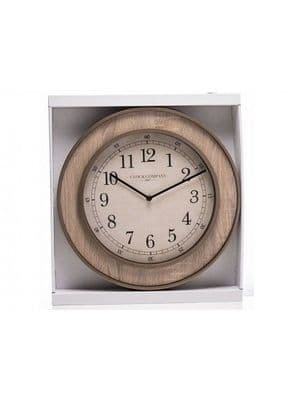 The Grange Collection Metal Effect Clock | Natural ZF15