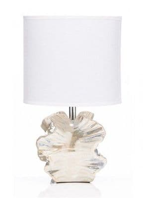 The Grange Collection Pearlized Glass Lamp | Cream ZC26