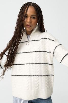 Tiffosi Aeron Knit Top | Birch 10061670