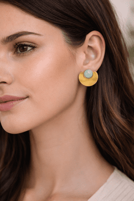 Tiffosi Bambo Earrings | Golden 10066236