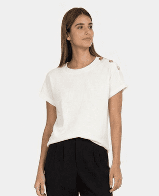 Tiffosi Butterfree S/S T-Shirt | White 10064697